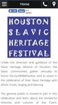 Mobile Screenshot of houstonslavicheritagefestival.com